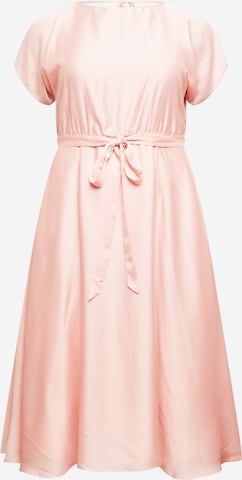 SWING Curve Koktejlové šaty – pink: přední strana