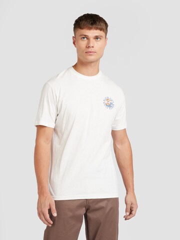Springfield T-Shirt 'SLOW LIFE' in Beige