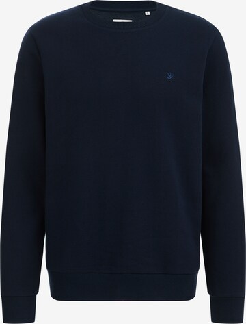 Sweat-shirt WE Fashion en bleu : devant