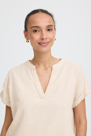 b.young - Blusa 'BYFalakka' em bege