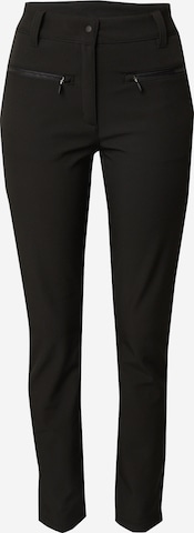 ICEPEAK Slimfit Spodnie sportowe 'ENIGMA' w kolorze czarny: przód