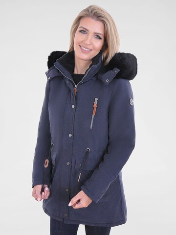 Navigazione Tussenparka in Blauw: voorkant