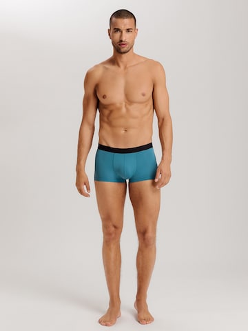 Hanro Boxershorts ' Micro Touch ' in Blauw: voorkant