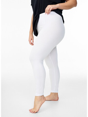 Skinny Leggings di Zizzi in bianco