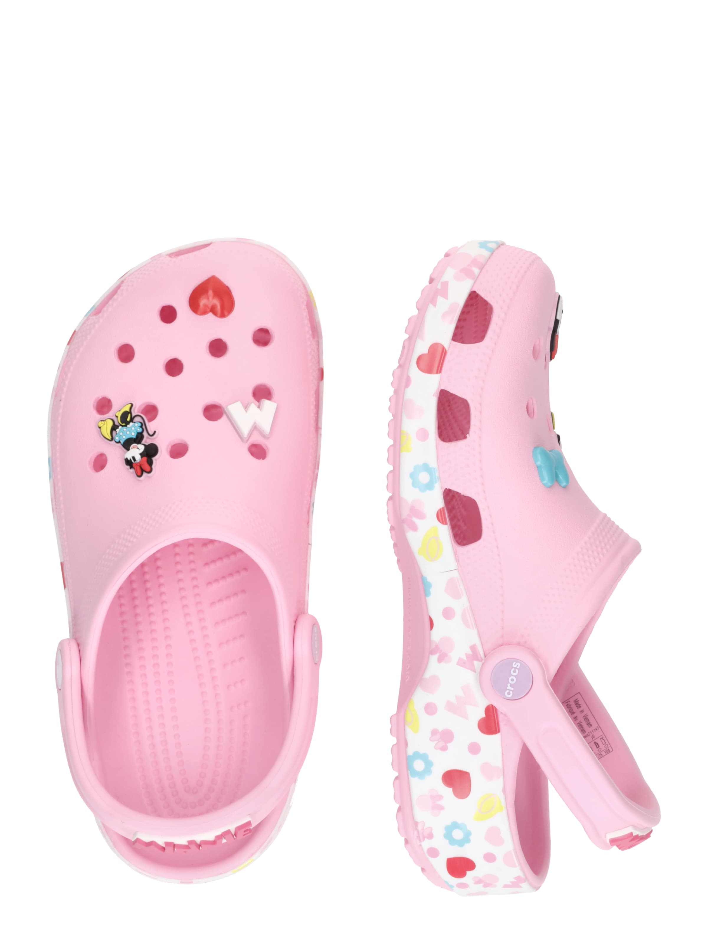 Crocs Clogs 'MckyFrndsMinnieCls' in Pink