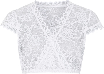 SPIETH & WENSKY Traditional Blouse in White: front