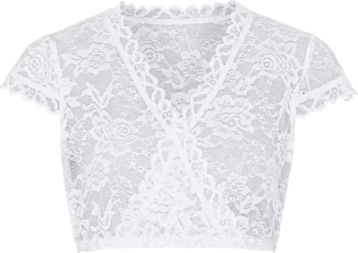 SPIETH & WENSKY Blouse folklorique en blanc, Vue avec produit