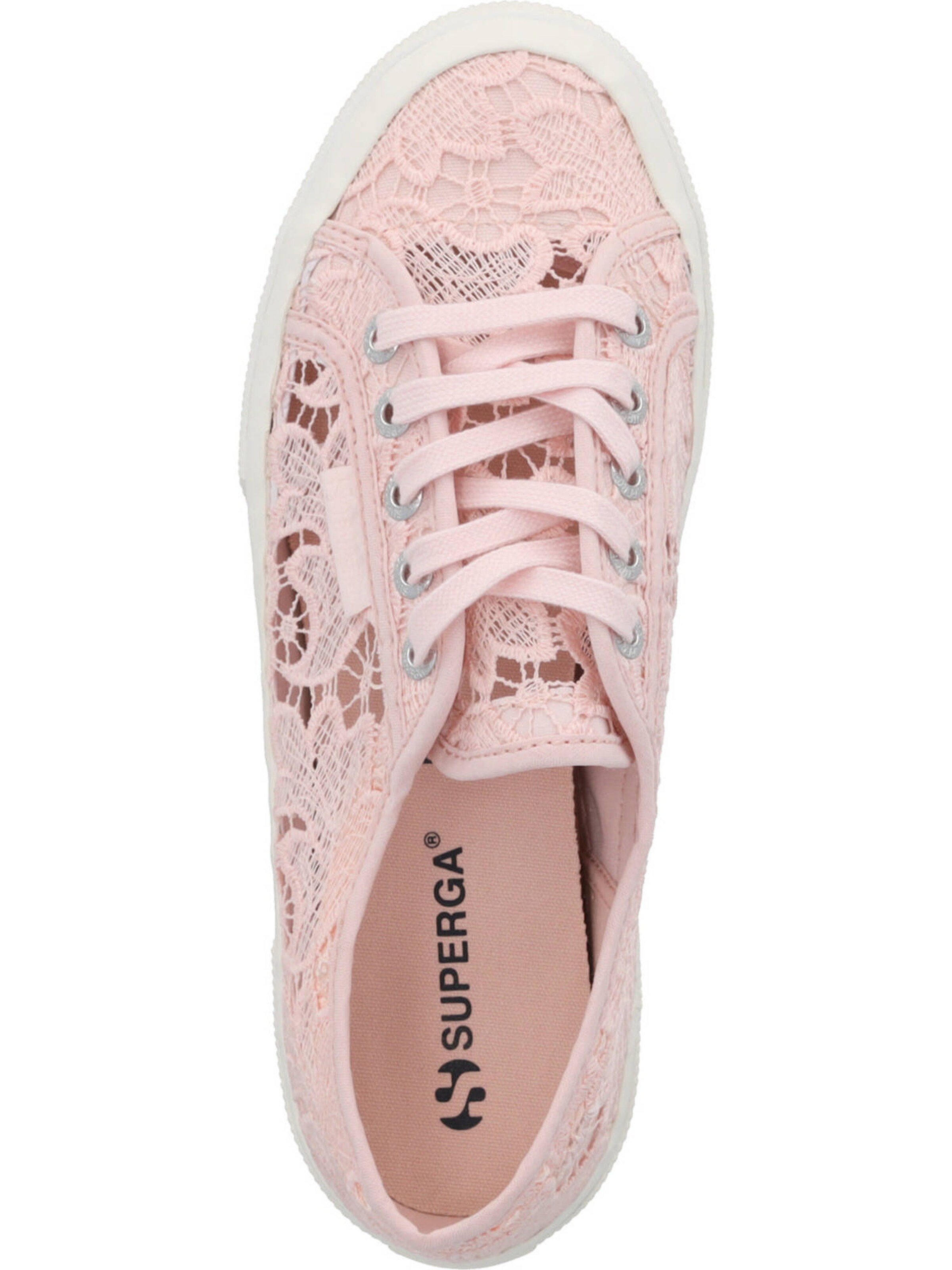 SUPERGA Sneaker '2750 Macrame S81219' in Pink