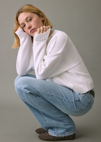 MANGO TEEN Pullover in Weiß