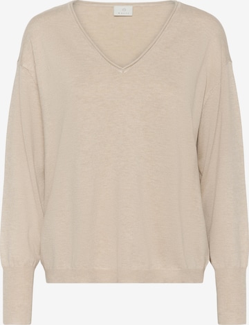 Kaffe Sweter 'KALizza' w kolorze szary: przód