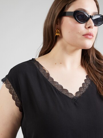 Camicia da donna 'CARJASMINA' di ONLY Carmakoma in nero