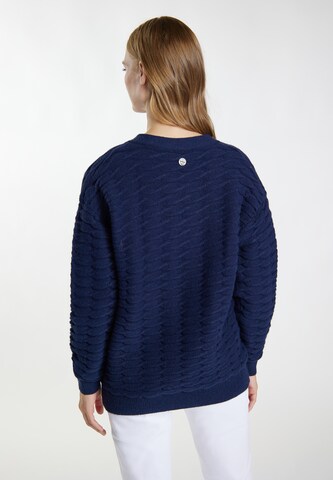 DreiMaster Maritim Knit Cardigan in Blue