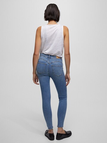 Pull&Bear Skinny Jeans in Blau