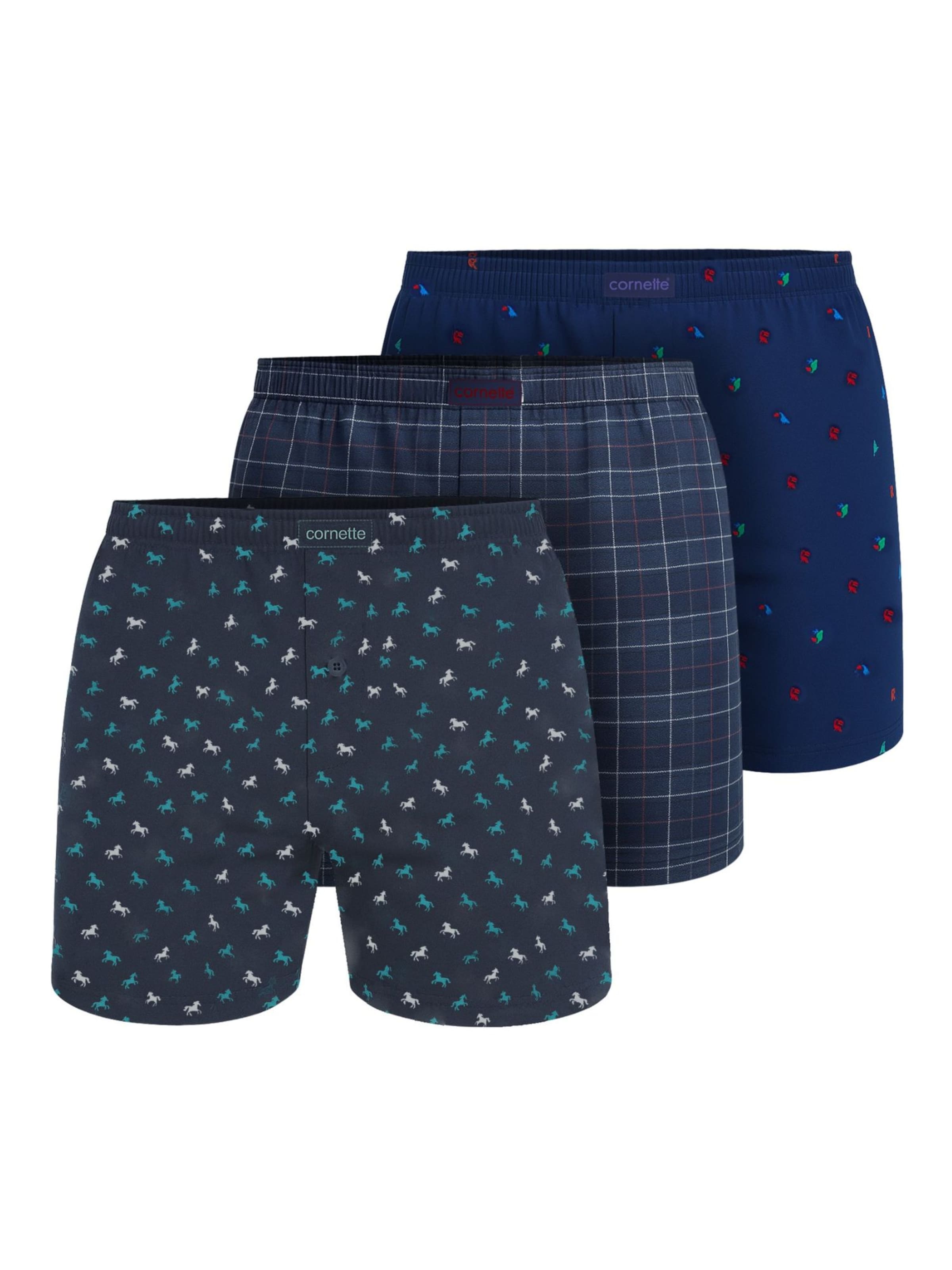 Cornette - Calzoncillo boxer 'Cornette 3er Pack' en Mezcla de colores: frente