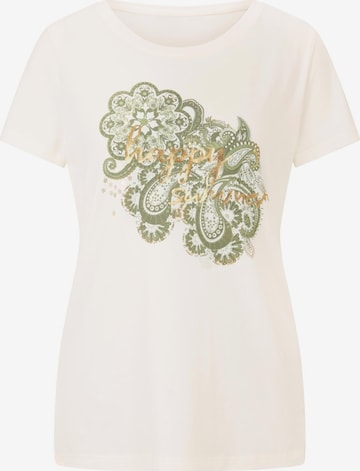 Linea Tesini by heine - Camiseta 'LINEA TESINI' en blanco: frente