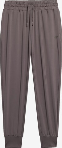 Regular Pantalon de sport 4F en marron : devant