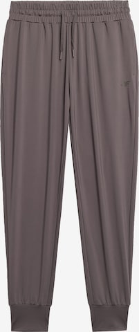 4F Regular Sports trousers in Brown: front