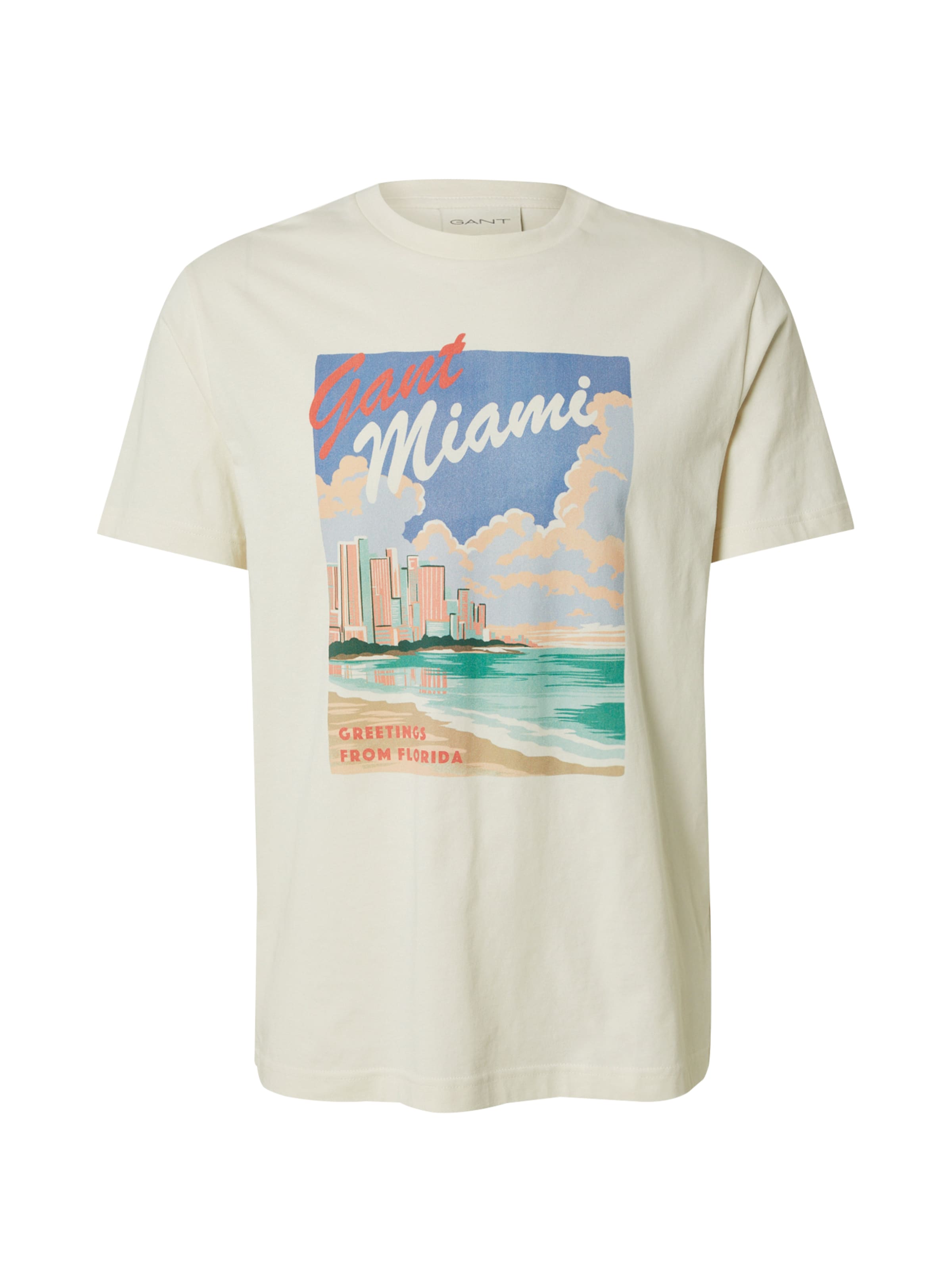 GANT Tričko – béžová: přední strana