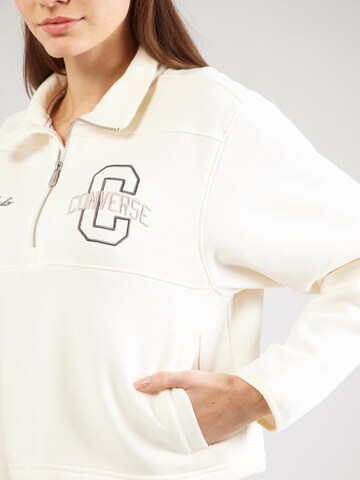 CONVERSE Μπλούζα φούτερ 'RETRO CHUCK' σε λευκό