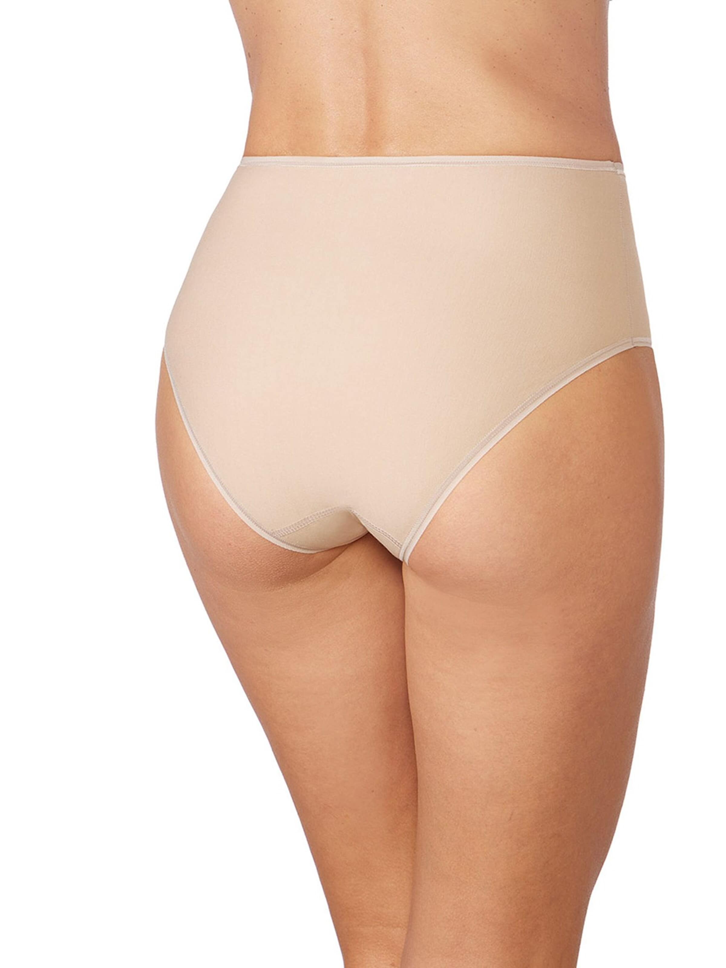 zd ZERO DEFECTS Broekje 'Aurora high waist panty organic cotton' in Beige