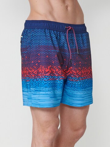 KOROSHI Swimming shorts in Blue: front
