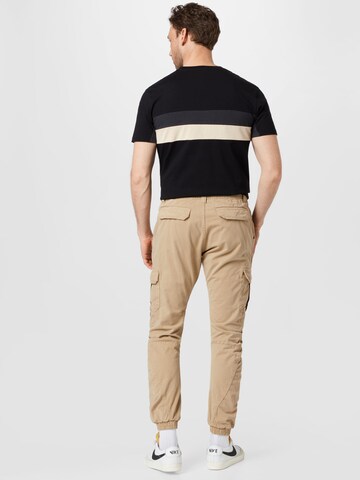 Urban Classics Tapered Cargobroek in Beige