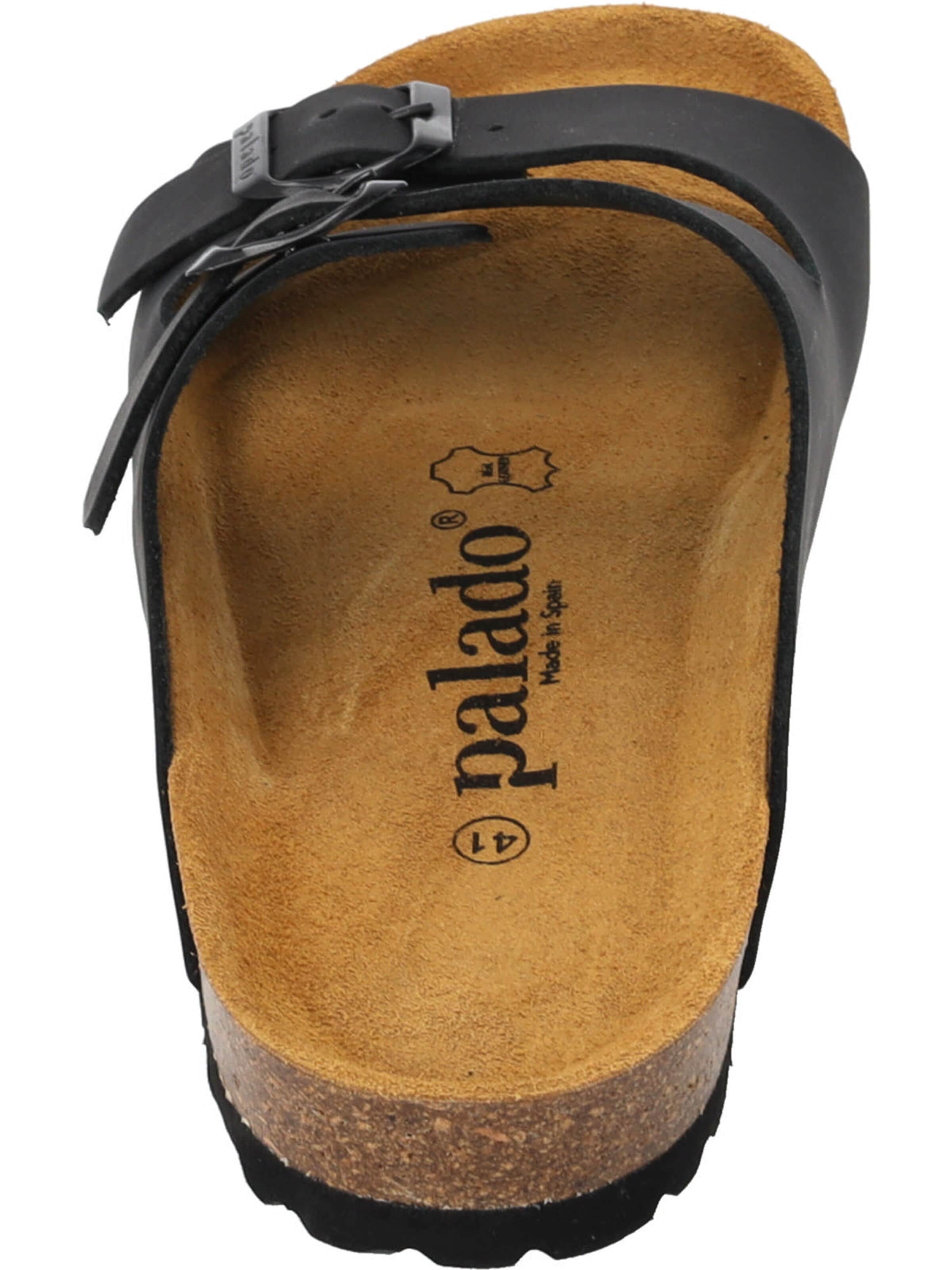Palado Mule 'Palado Korfu Oiled Premium Leather Herren' in Black