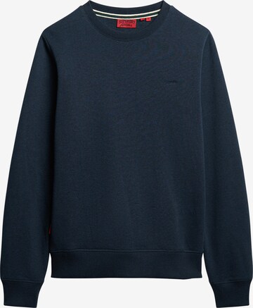 Sweat-shirt Superdry en bleu : devant