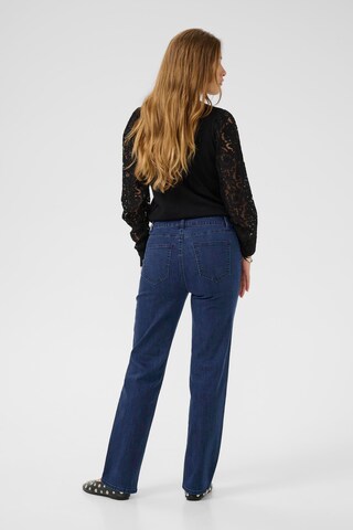 CULTURE Tapered Jeans i blå