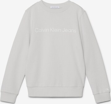 Calvin Klein Jeans Sweatshirt in Grau: predná strana