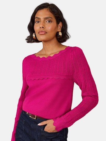 love & roses Pullover in Pink: Vorderseite