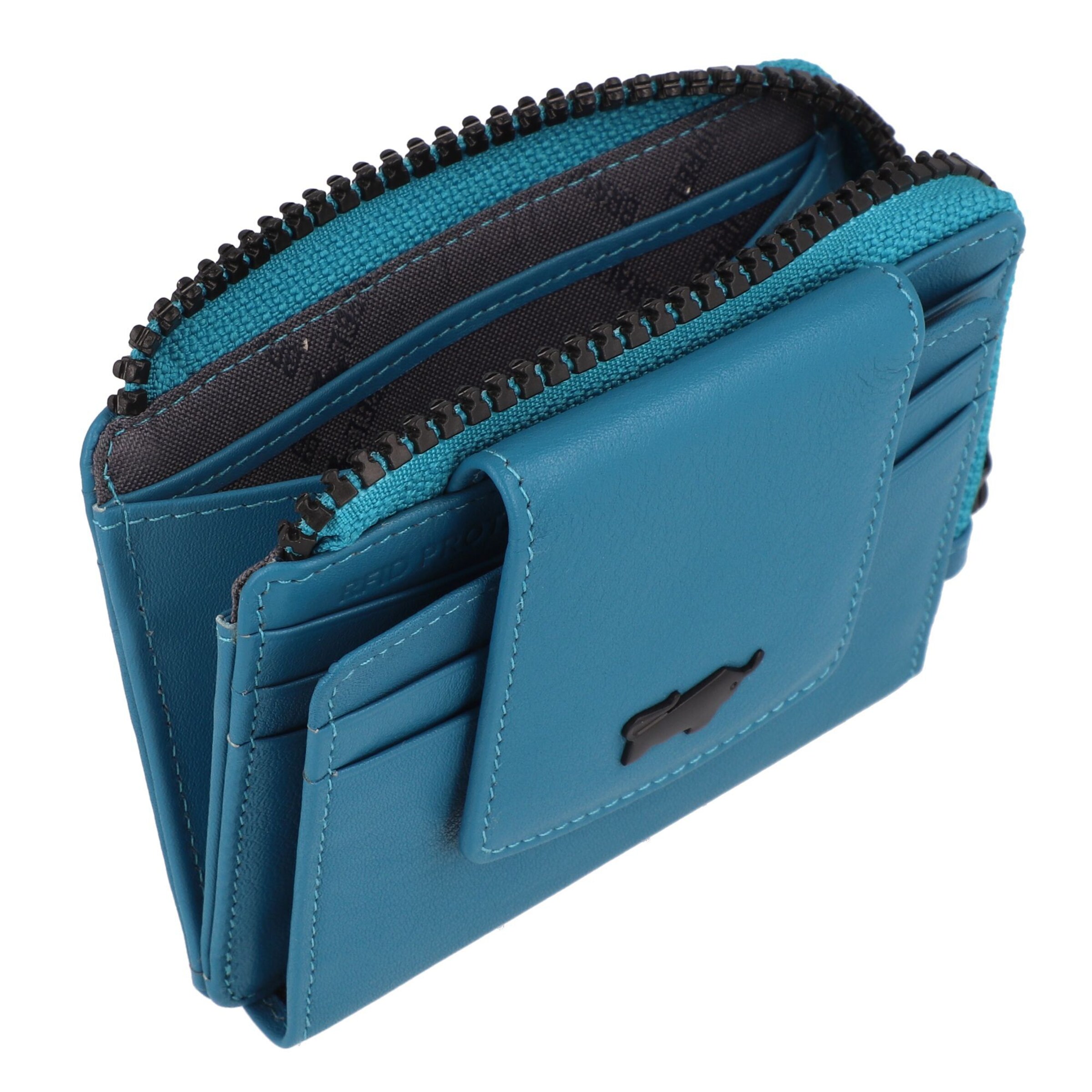 Portamonete di Braun Büffel in blu