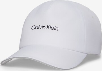 Calvin Klein Cap in Weiß: predná strana