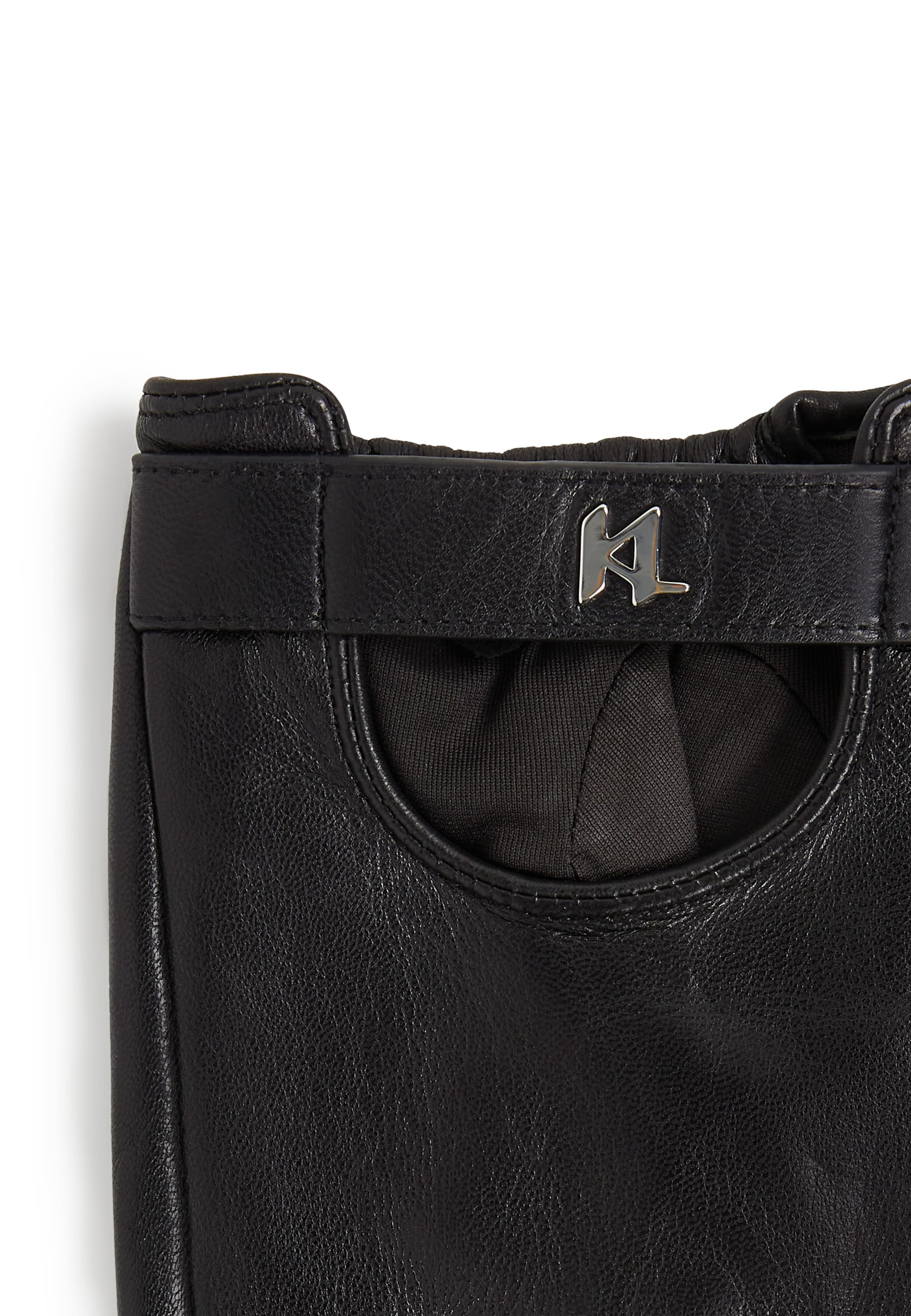 Karl Lagerfeld Handschoenen met korte vingers in Zwart
