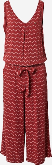 Tuta jumpsuit 'SUKY CHEVRON' Ragwear di colore rosso / bianco, Visualizzazione prodotti