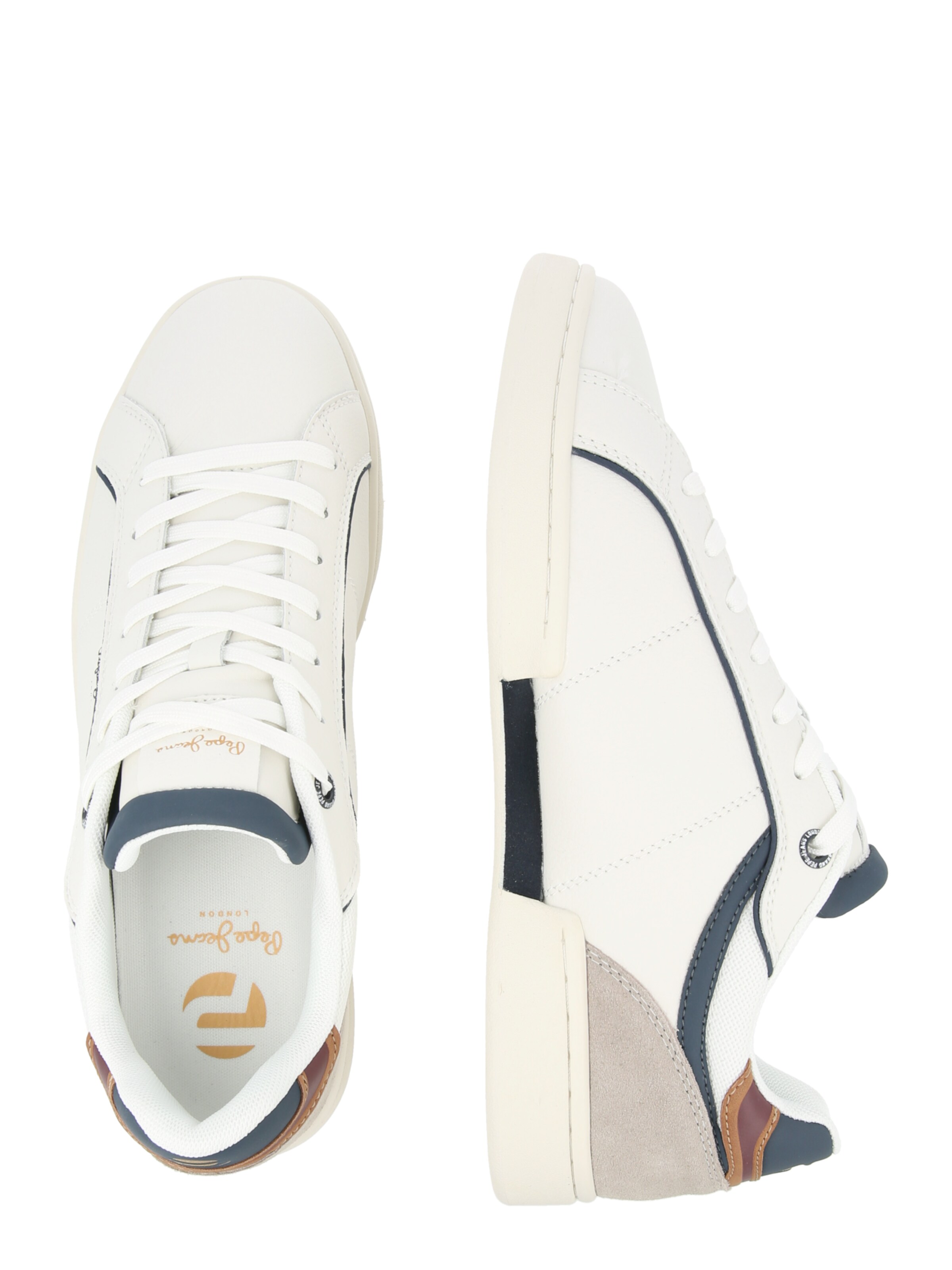 Pepe Jeans Σνίκερ χαμηλό 'CLAY CLASS' σε λευκό