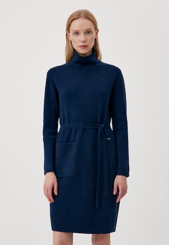Finn Flare Jurk 'Cozy' in Blauw: voorkant