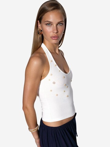 Top in maglia 'Blusen' di Busem in bianco