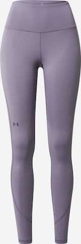 UNDER ARMOUR Workout Pants in Purple: front