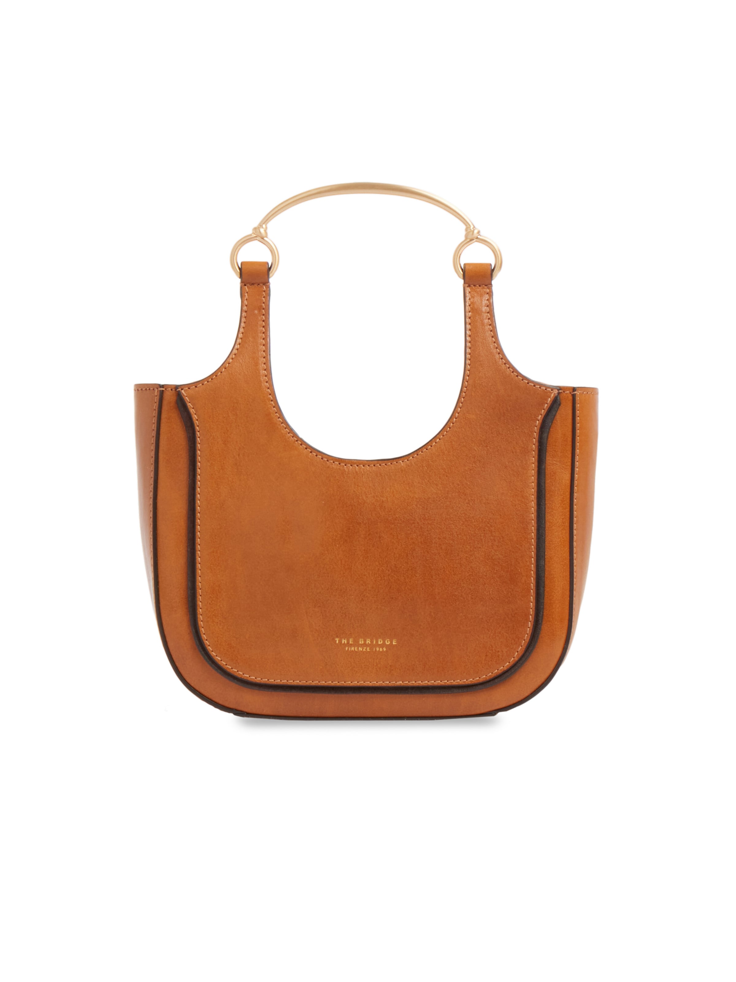 The Bridge Shoulder Bag in Brown: front