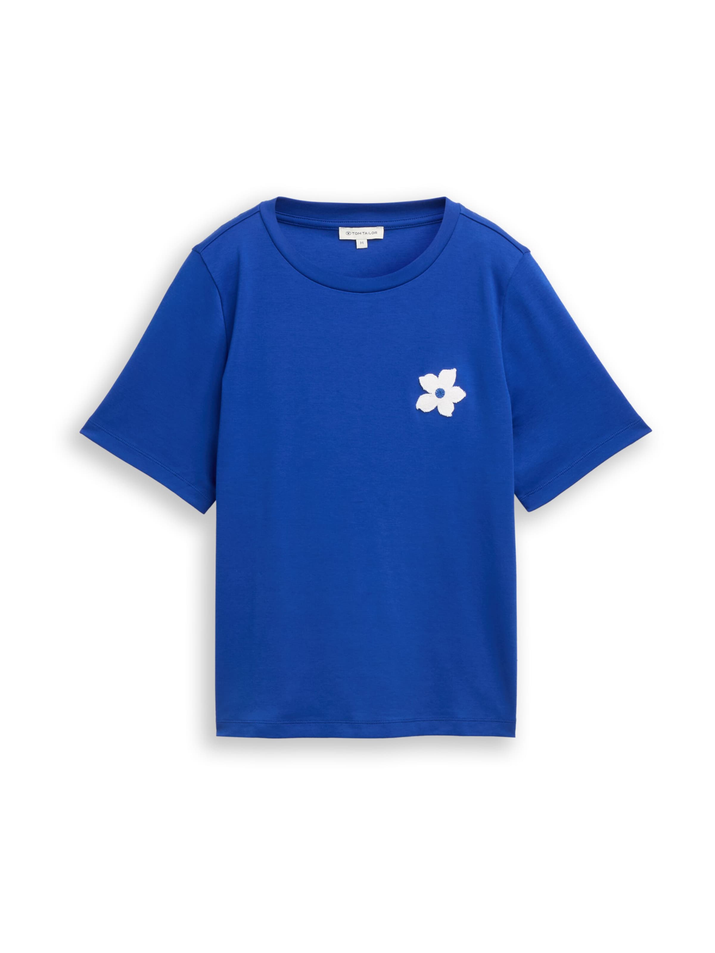 TOM TAILOR Shirt in Blue: front