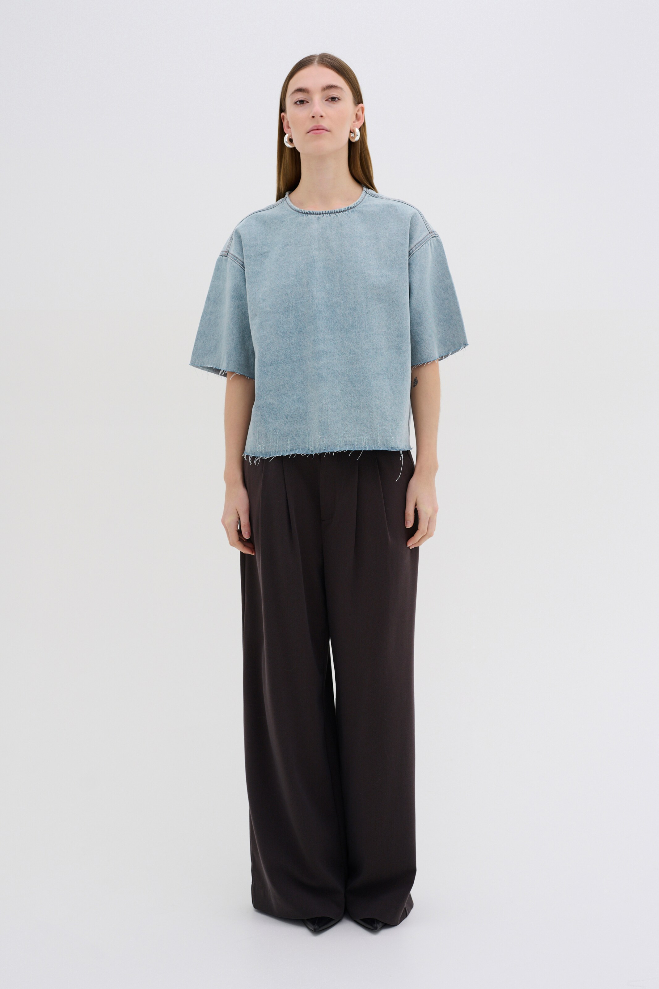 T-shirt oversize My Essential Wardrobe en bleu