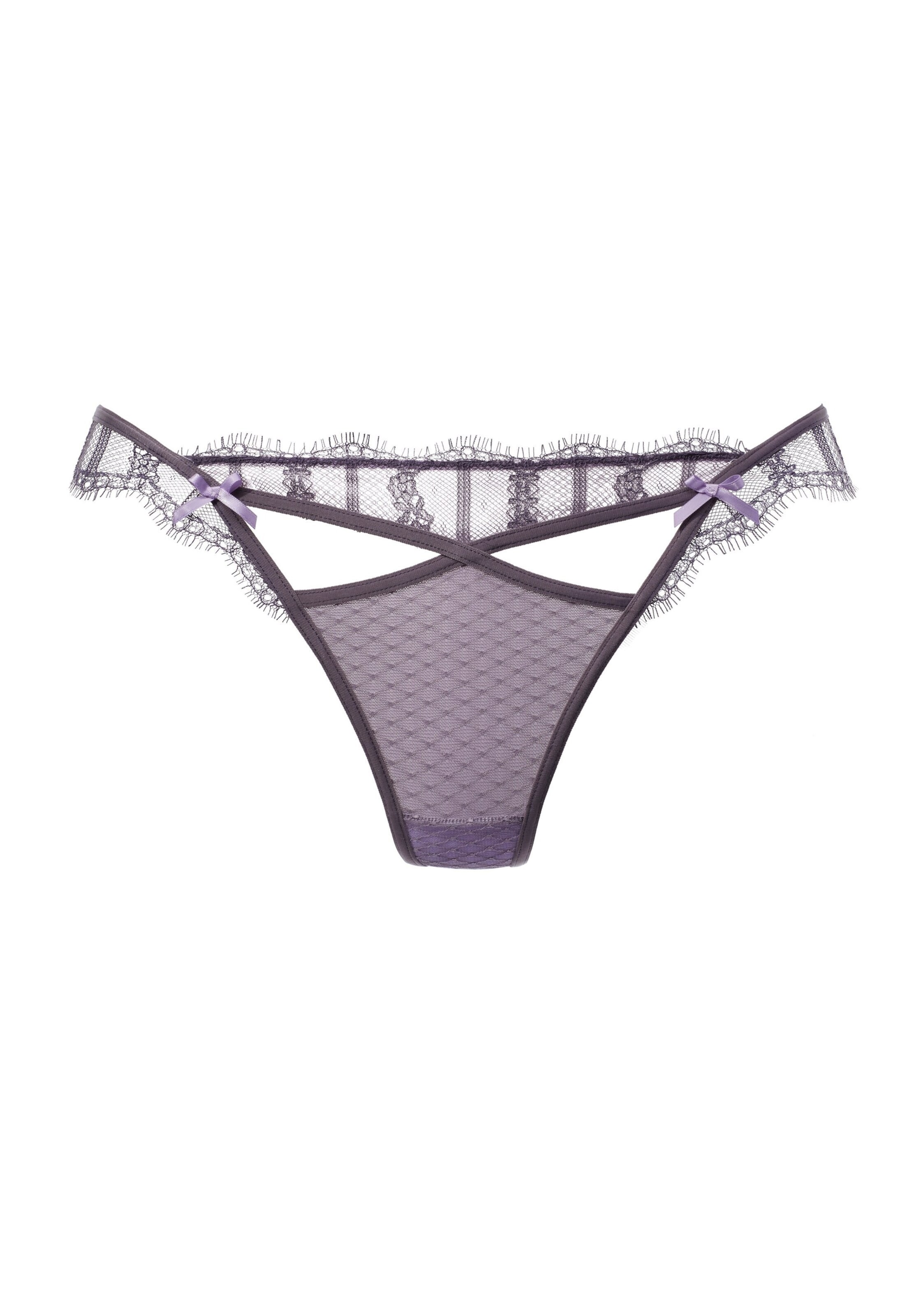 LASCANA - Tanga en lila: frente