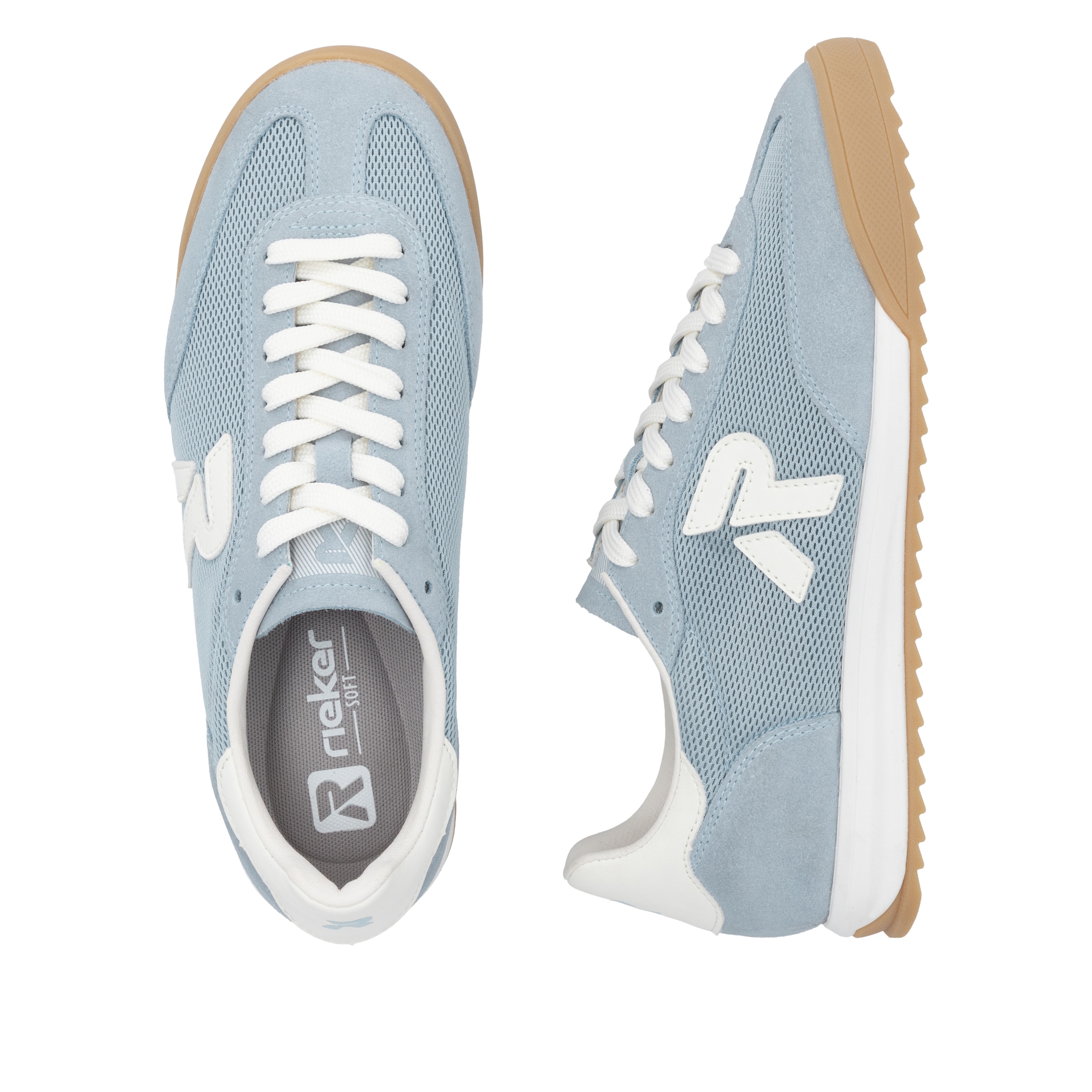 Rieker Sport Sneakers laag in Blauw