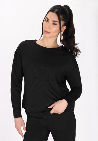 faina Athlsr Sweatshirt in Black: front