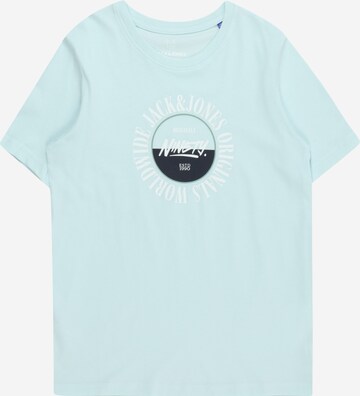 Jack & Jones Junior T-shirt 'COBIN' i blå: framsida