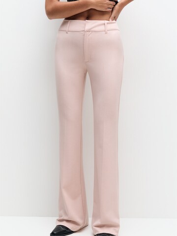 Pull&Bear Flared Hose in Pink