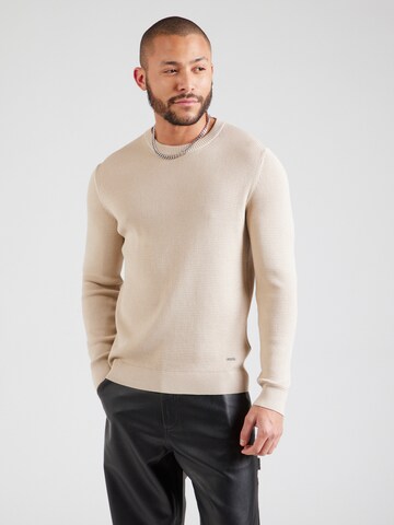 JOOP! Pullover 'Wikko' in Beige: Vorderseite