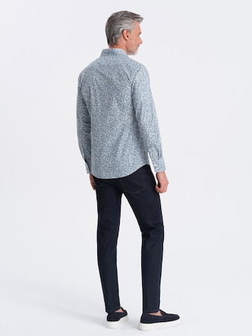 Ombre Regular fit Zakelijk overhemd in Blauw