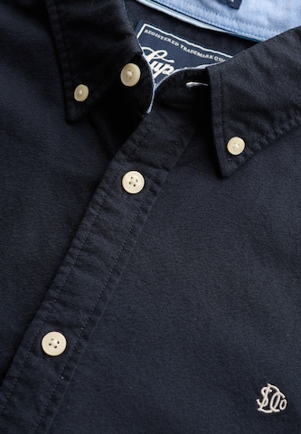 Coupe regular Chemise Superdry & Co en bleu